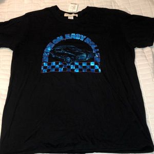 Black graphic tee